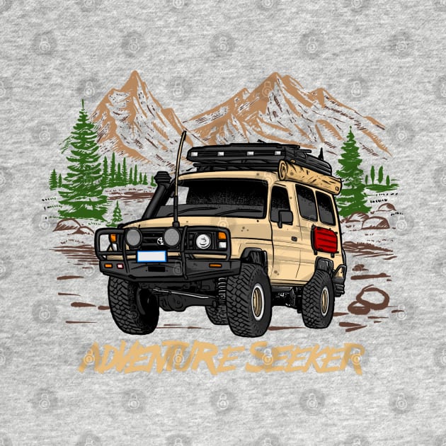 Land Cruiser Adventure Seeker - Peanut by 4x4 Sketch